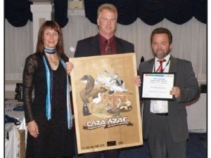 Peter Karsten Award Presentation with CAZA members and Manager of the Zoo