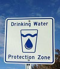 drinking water protection road signs