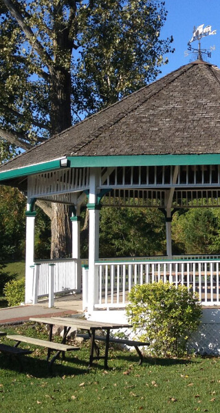 a gazebo