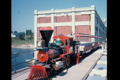 train ride near pump house