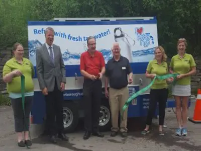 water buggy refill station at children's water festival 